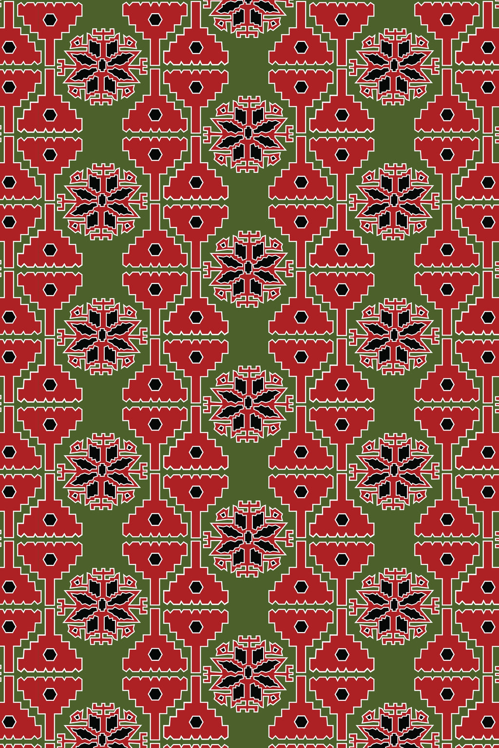 STIMONI MAXI DRESS (KYNOURIA GREEN PRINT)