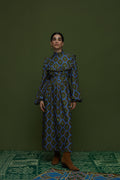 KILIMI MAXI DRESS (TYROS BLUE PRINT)