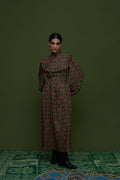 KILIMI MAXI DRESS (TYROS BORDEAUX PRINT)