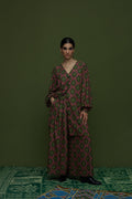 SAITA PANTS (TYROS BORDEAUX PRINT)