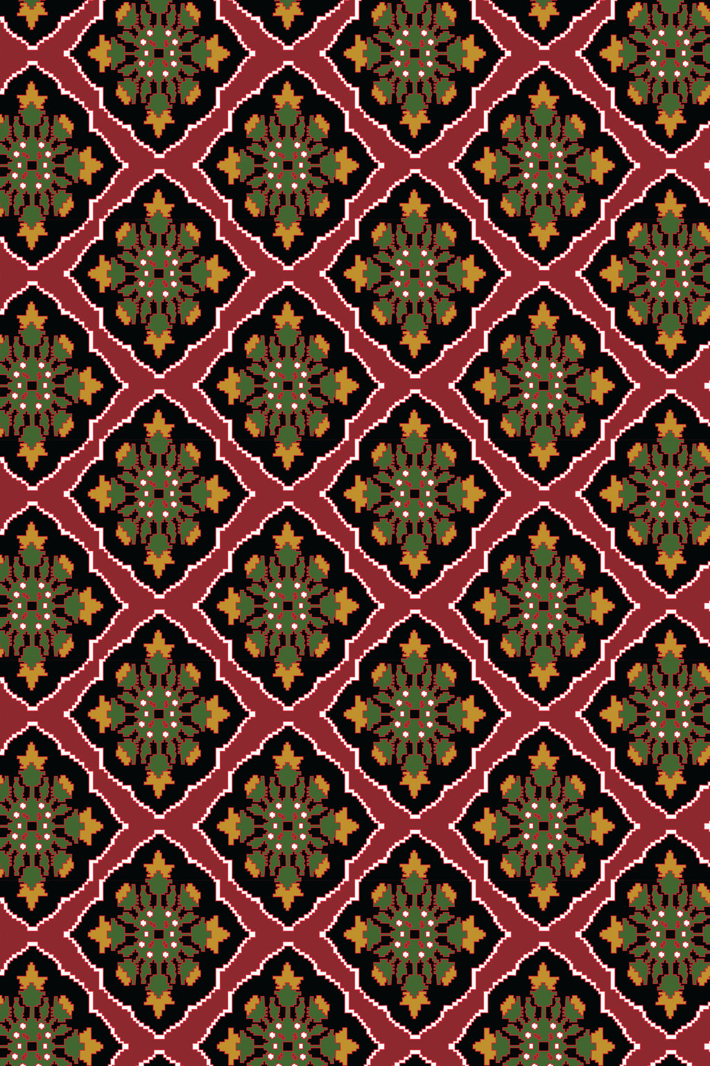 IFADI MINI DRESS (TYROS BORDEAUX PRINT)