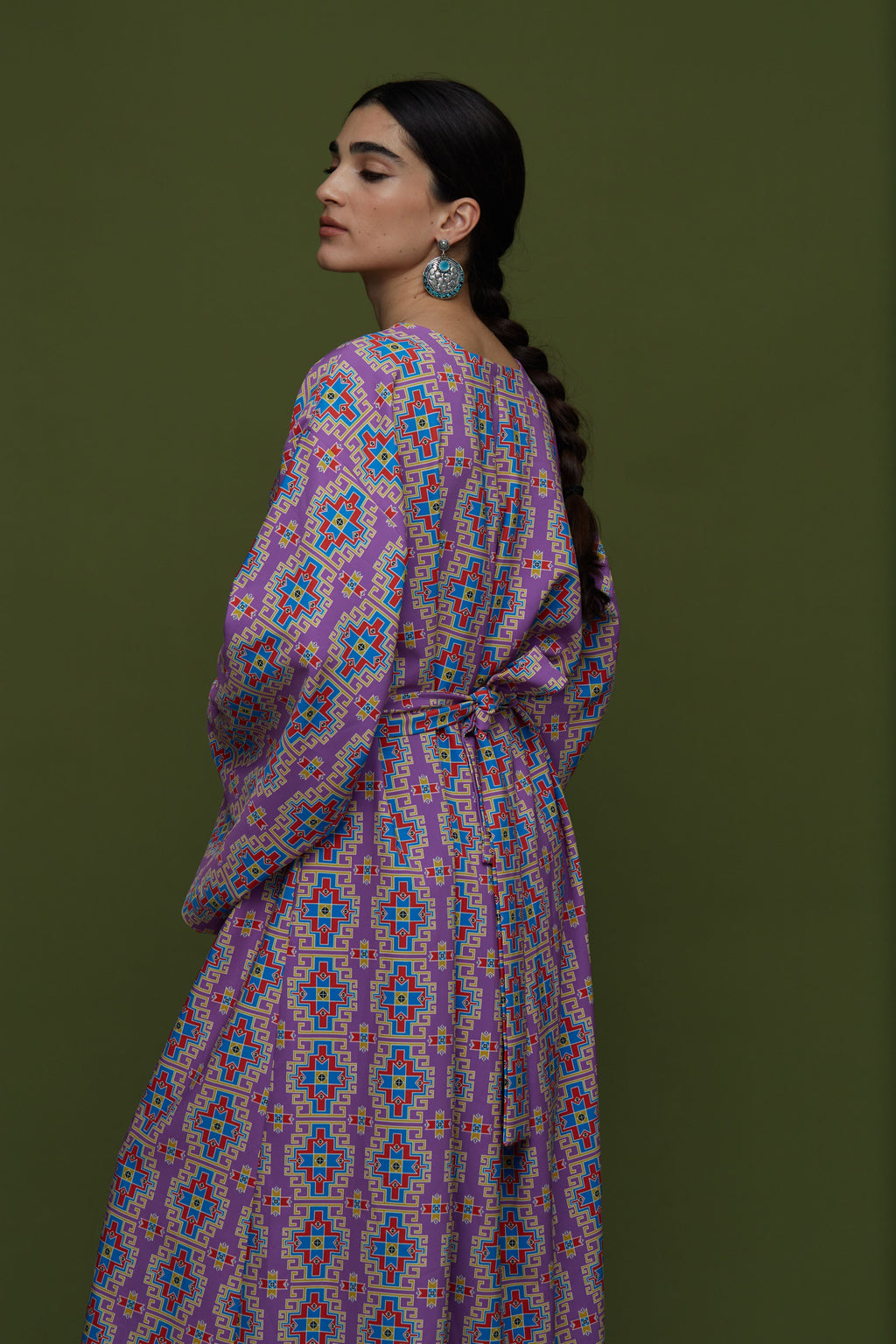 TAPIS OVERCOAT (LEONIDIO MAUVE  PRINT)