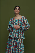 ARGALIOS TOP (PERA MELANA BEIGE PRINT)