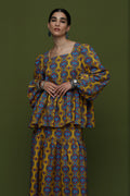 ARGALIOS TOP (LEONIDIO MUSTARD PRINT)